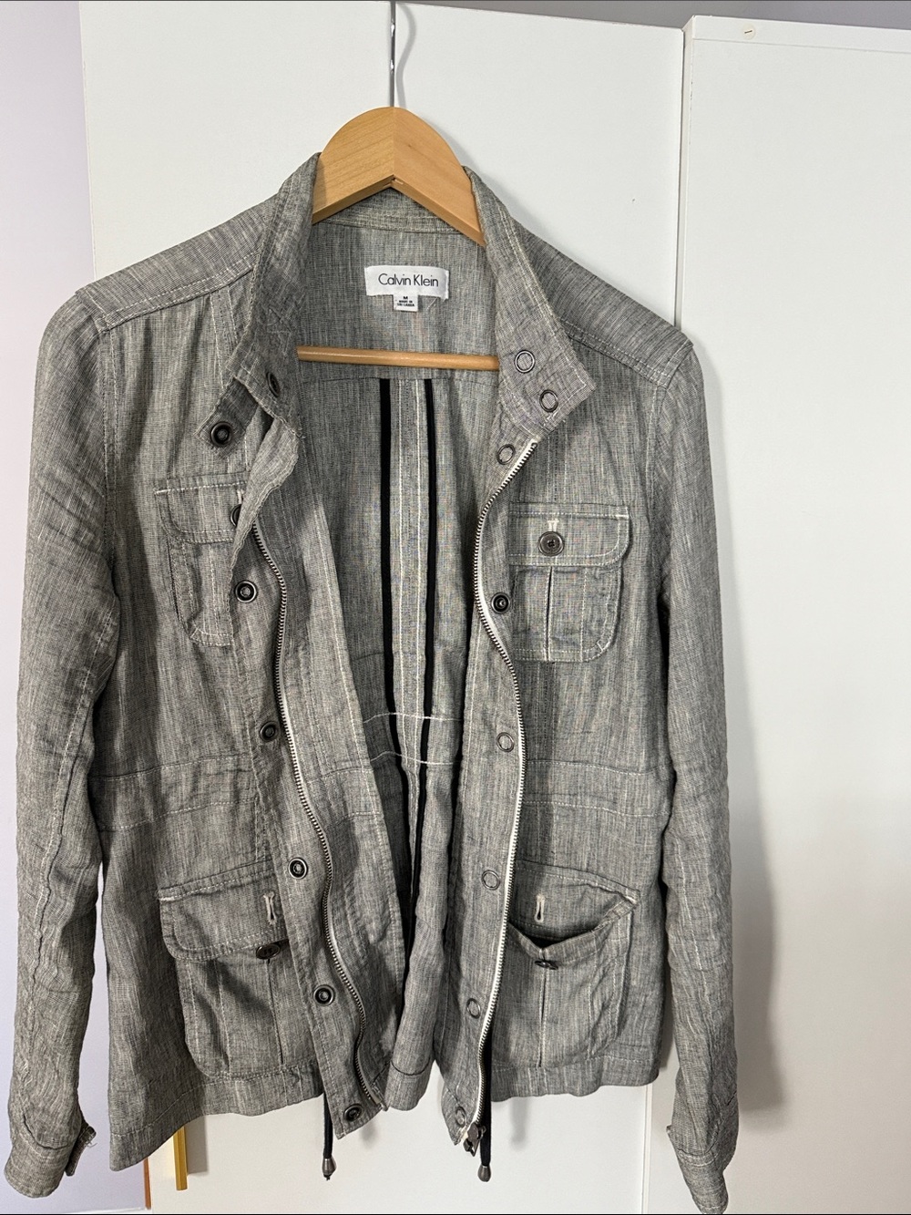 Calvin Klein Men's Light Gray Jacket